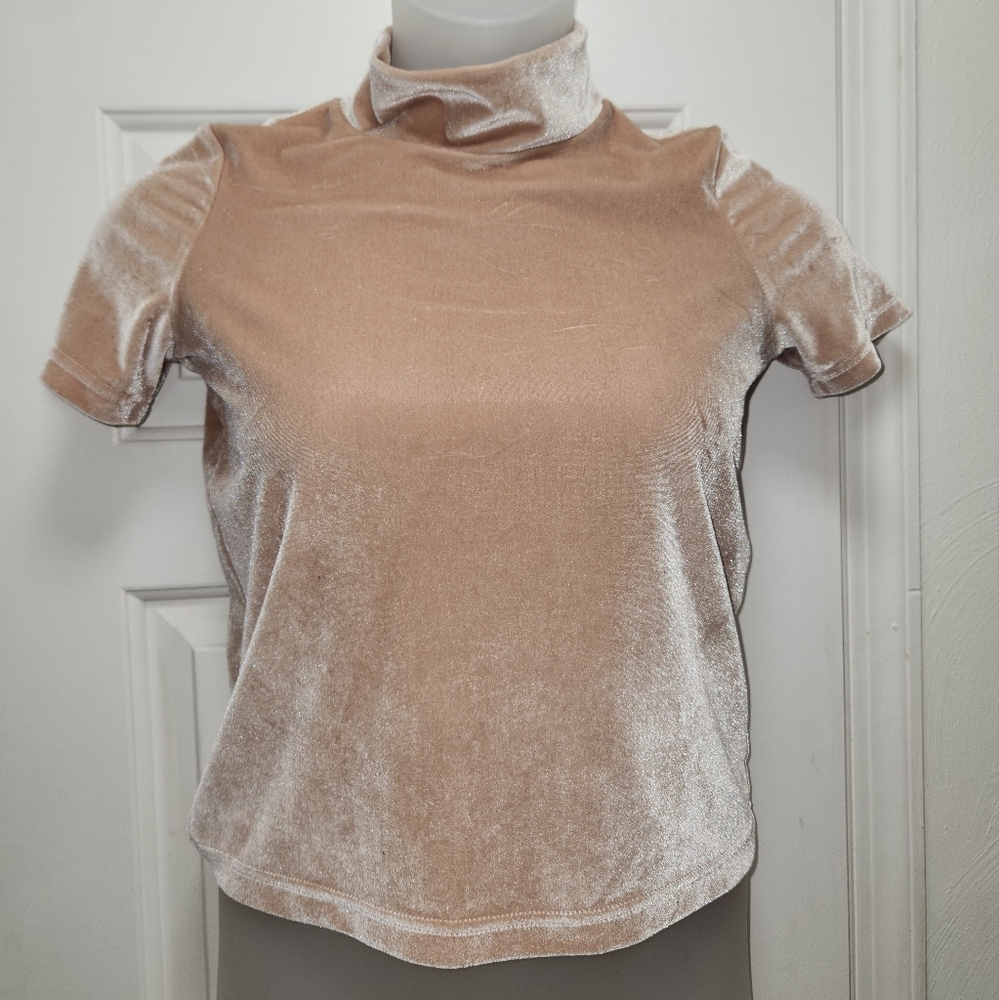 Madewell Velour Top Size XXS